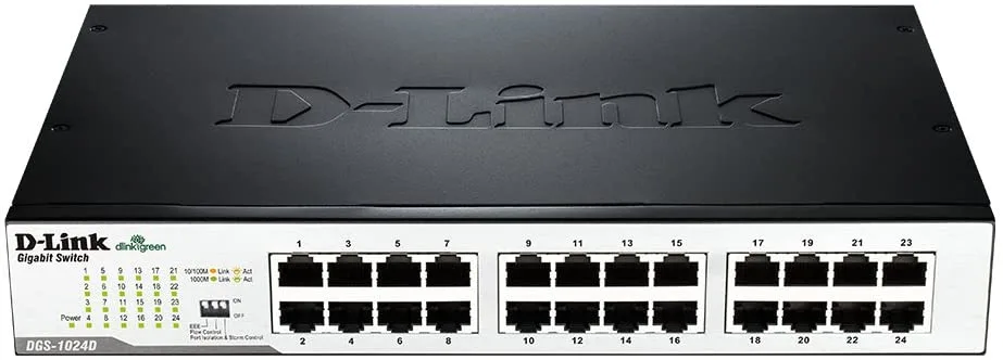 24 Port Gigabite Network Switch 10/100/1000 D-Link