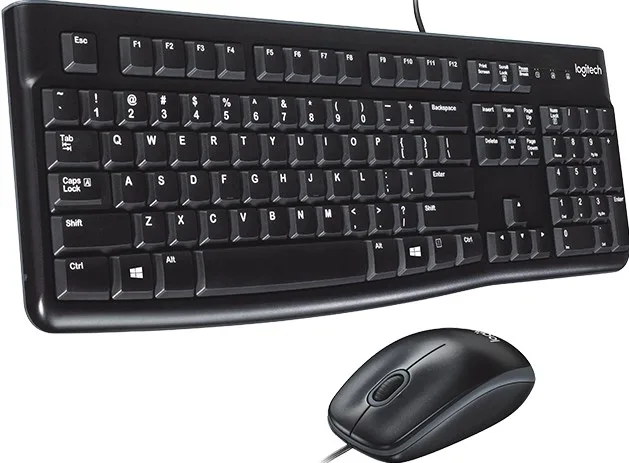 Logitech MK120 USB Keyboard & Mouse Plug-and-Play USB Combo