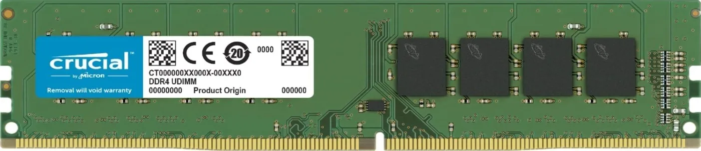 16GB DESKTOP RAM DDR4 3200MHz UDIMM CRUCIAL