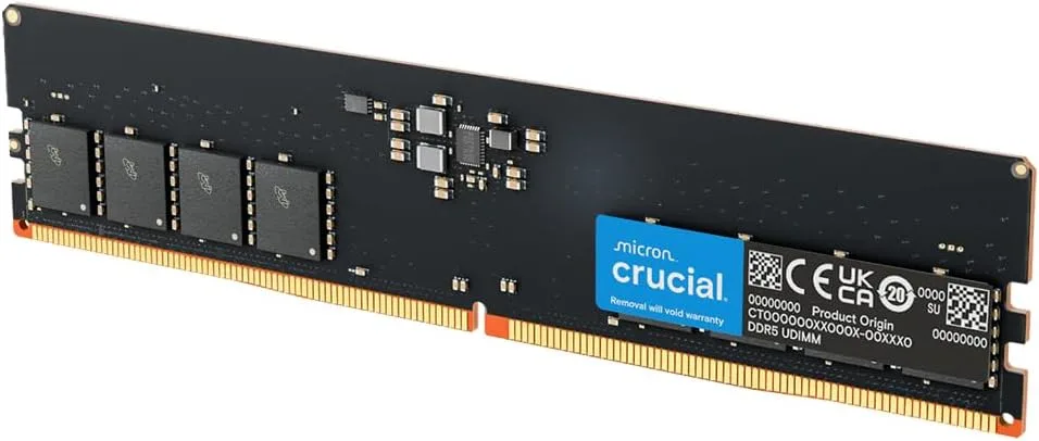 Crucial 32GB DDR5 Desktop RAM, 5600MHz
