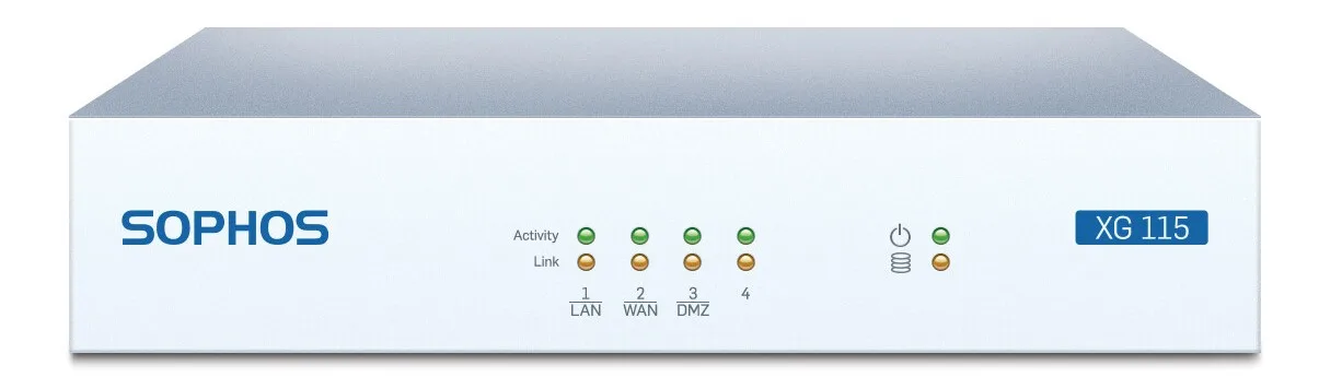 SOPHOS XG 115 rev.3 HW Appliance with 4 GE Full Guard Enhanced Support 12M