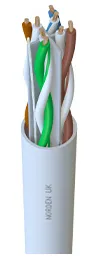 Category 6 U/UTP 4 Pair 24AWG PVC Grey- Norden Cable