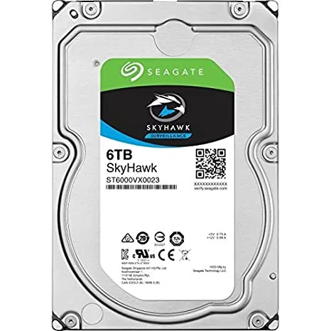 6TB Seagate SkyHawk Surveillance HDD, SATA 6Gb/s, 256M Cache, 3.5"