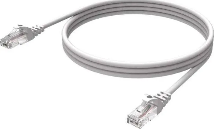 i-Net Networks Patch Cord Cat Unshielded 4-Pair 7x0.20 Pure Copper Stranded M.Gray 2ft