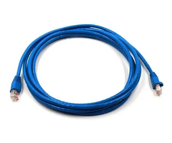 i-Net Networks Patch Cord Cat6 Unshielded 4-Pair 7x0.20 Pure Copper Stranded 2ft Blue