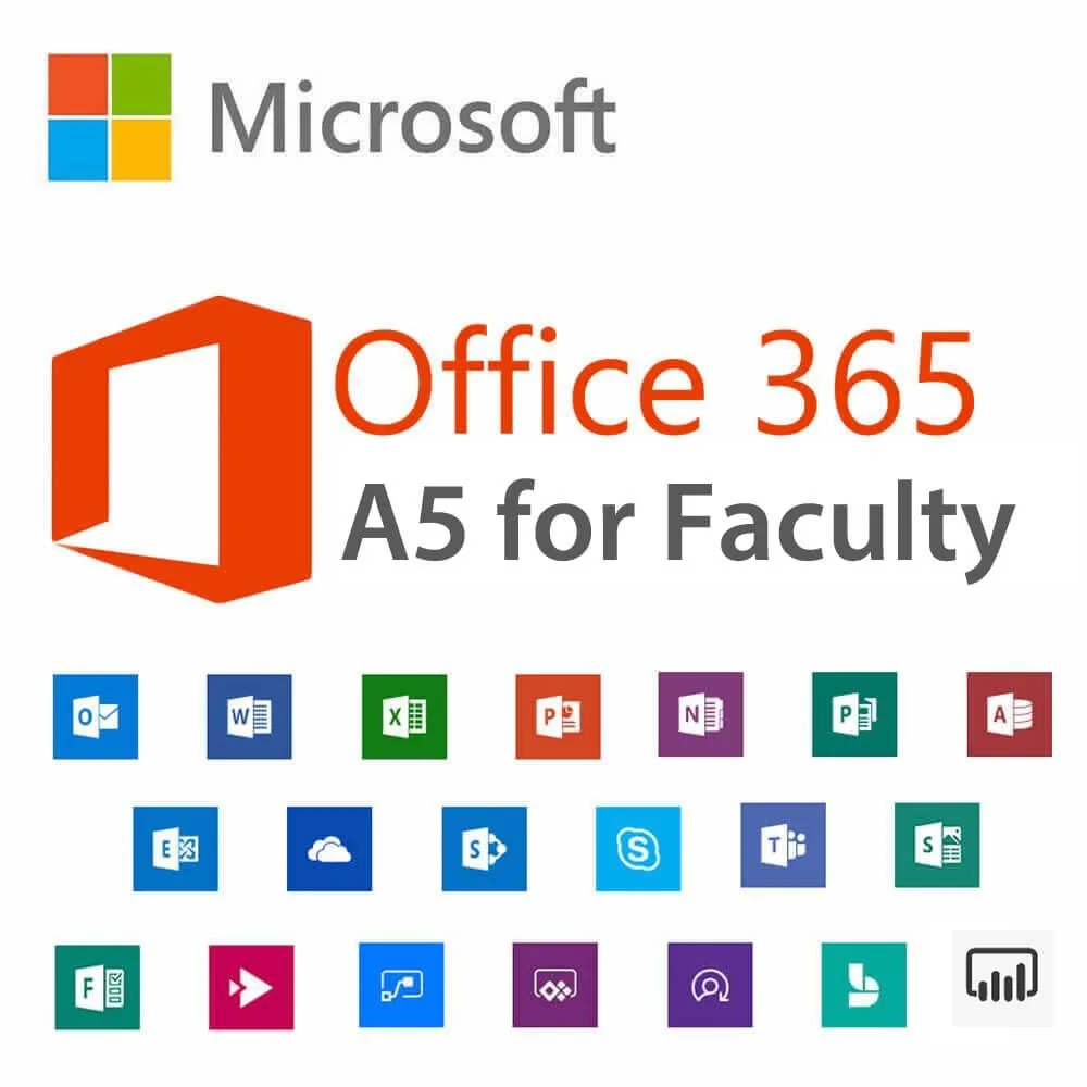 Microsoft 365 A5 (Education Faculty)