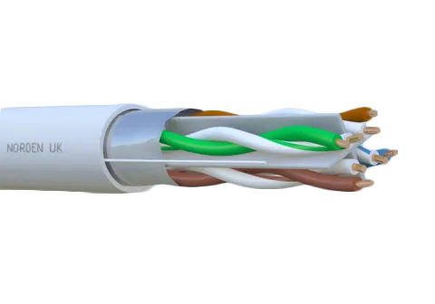 Category 6A U/UTP 4 Pair LSZH & Plenum Cable-NORDEN-