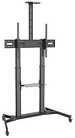 Heavy Duty Mobile Stand for OneScreen Interactive Panels Black Color - 55" - 98"