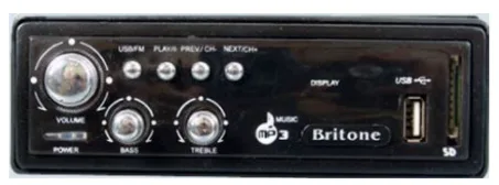 Britone Mixer Amplifier 180W USB+FM+Bluetooth