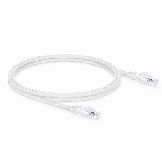 i-Net Networks Patch Cord Cat6 Unshielded 4-Pair 7x0.20 Pure Copper Stranded 3ft White