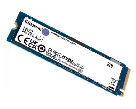 Kingston 2TB NV2 M.2 2280 PCIe 4.0 x4 NVMe SSD Up to 3,500MB/s read, 2,100MB/s write