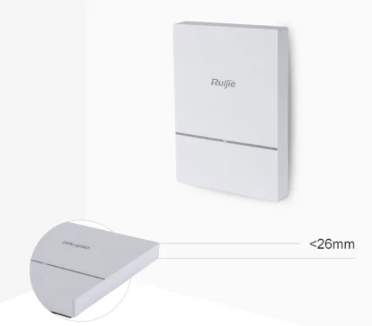 Ruijie Wi-Fi 6 Indoor wireless access point, selectable dual-band (5G+5G or 2.4G+5G)