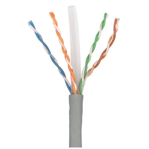 APSYS Cat6 UTP 4 Pair Basic Installation Cable 23AWG Solid PVC,Grey 305M