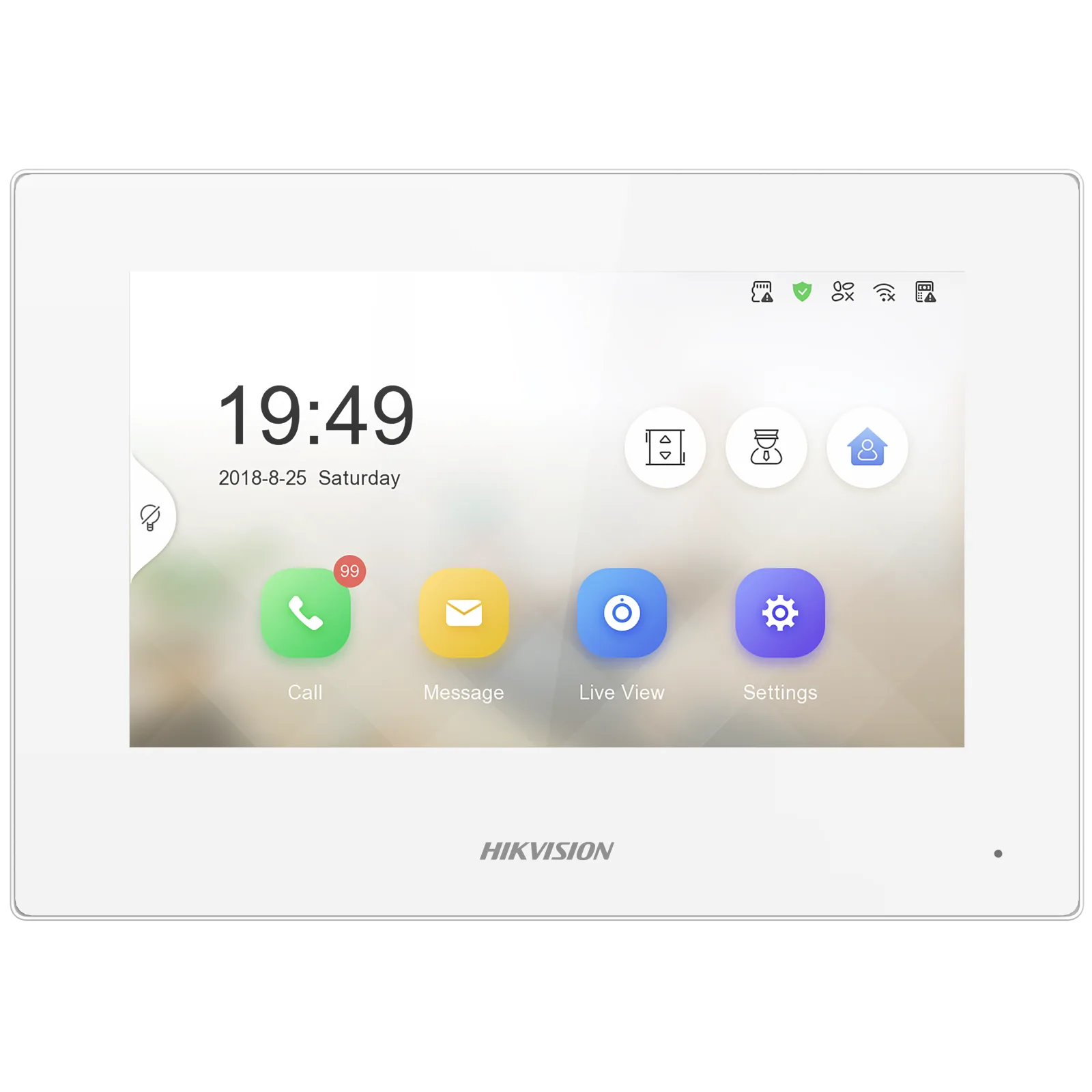 Hikvision DS-KH6320-LE1(B)/White7 inch touch IP indoor station