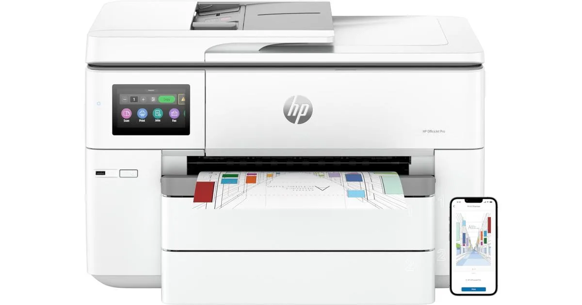 HP OfficeJet Pro 9730 Wide Format All-in-One Printer