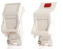 Keystone 45° Angled Bracket with Icon WHITE NORDEN