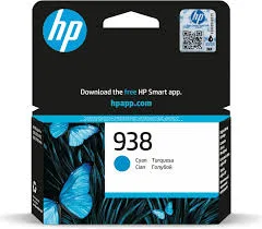 HP 938 Cyan Original Ink Cartridge