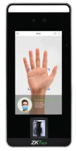 ZK Face and Palm Verification Terminal with Mask Detection SpeedFace-V5L[P]