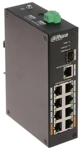 Dahua 8-Port Layer two Hardened PoE Switch