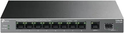 TP-Link 10-Port Gigabit Desktop Switch with 8-Port PoE+