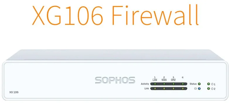 SOPHOS XG 106 rev.1 HW Appliance with 4 GE Full Guard 12M
