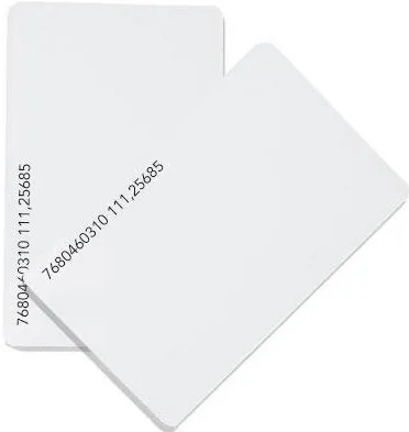 Proximity 125KHZ PVC Card