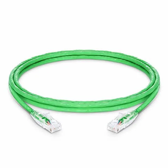 i-Net Networks Patch Cord Cat6 Unshielded 4-Pair 7x0.20 Pure Copper Stranded 2ft Green