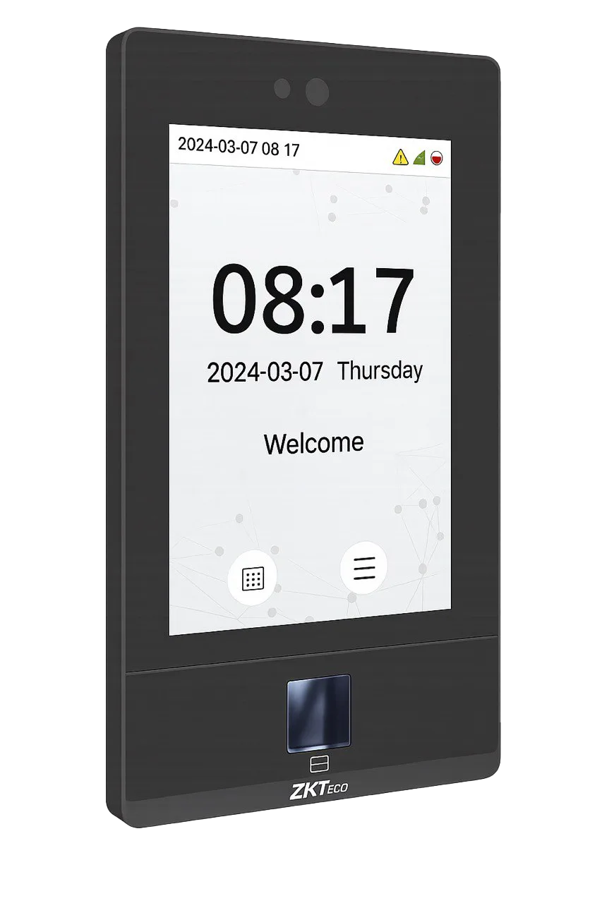 ZK BioFace D1 SIP-Ready Multi-Biometric Access Control Terminal with Video Intercom Capability