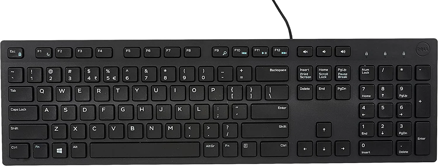 Dell Multimedia Keyboard KB216 - Arabic (QWERTY) - Black
