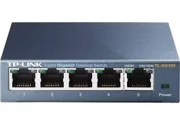 TP-Link 5-Port 10/100/1000Mbps Desktop Switch (Metal