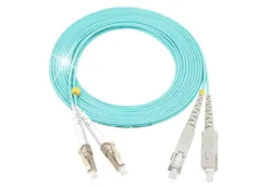 LC/PC-LC/PC OM3 Duplex Fiber patch cord LSZH 10Mtr - NORDEN