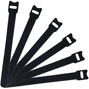 Velcro Cable Tie Hook and Loop 20mmx150mm Black(10Psc/Pkt) i-Net