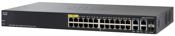 Cisco SG350-28MP 28-Port Gigabit PoE Managed Switch