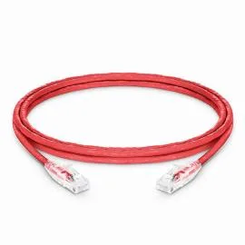 i-Net Networks Patch Cord Cat6 Unshielded 4-Pair 7x0.20 Pure Copper Stranded 2ft Red