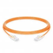 i-Net Networks Patch Cord Cat6 Unshielded 4-Pair 7x0.20 Pure Copper Stranded 2ft Orange