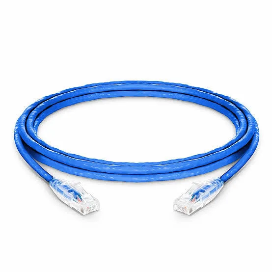 i-Net Networks Patch Cord Cat6 Unshielded 4-Pair 7x0.20 Pure Copper Stranded Blue 0.66ft (20cm)