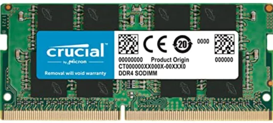 32GB LAPTOP RAM DDR4 3200MHz-CRUCIAL