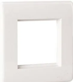 Modular Face Plate 86x86 Double Port British Type White APSYS