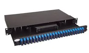24 Port Fiber Patch Panel Rack Mount SC Duplex Fixed Type Up to 48 Fiber APSYS
