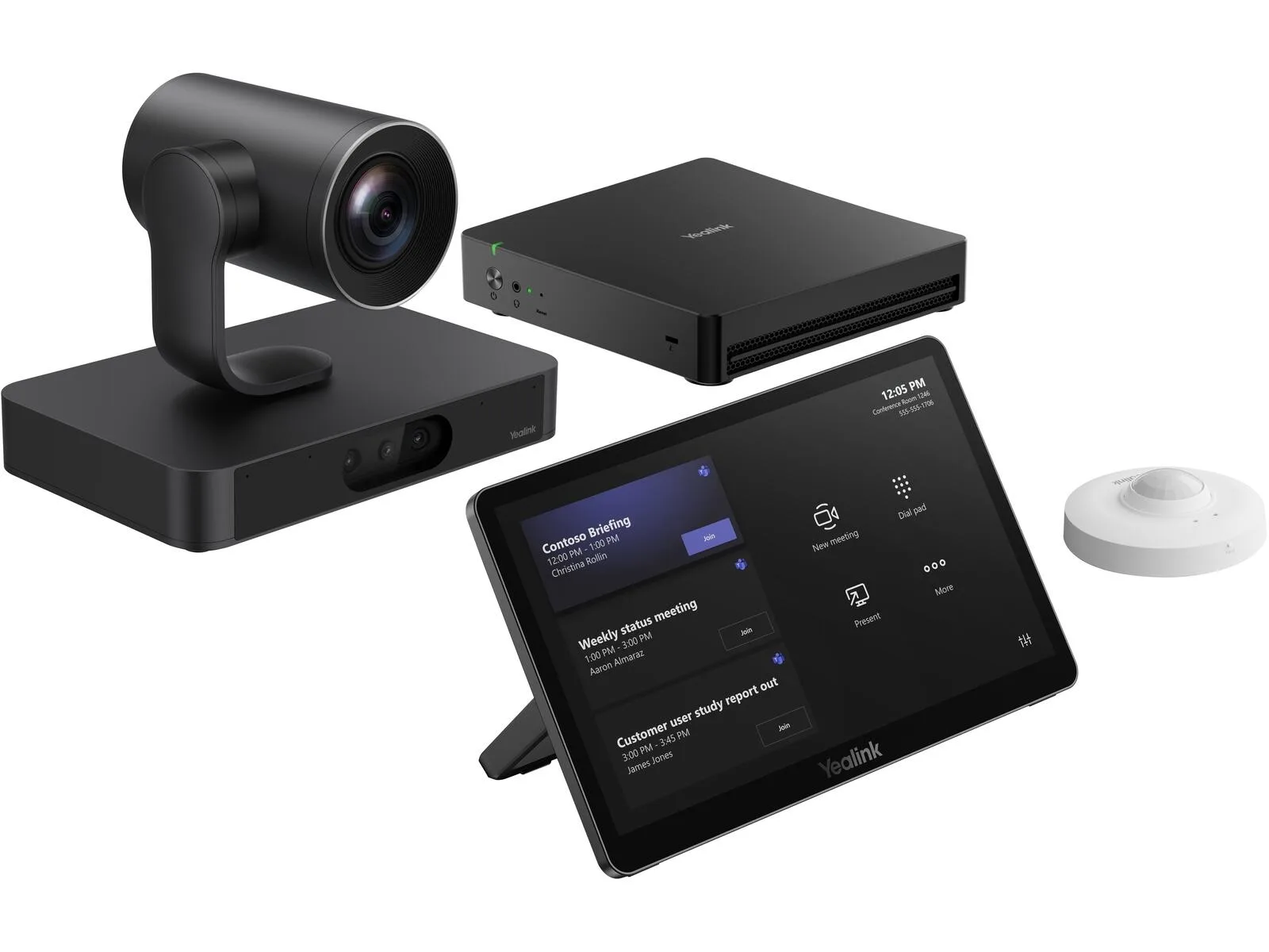 Yealink MVC-S80-C5U Native Microsoft Teams Rooms system for large rooms