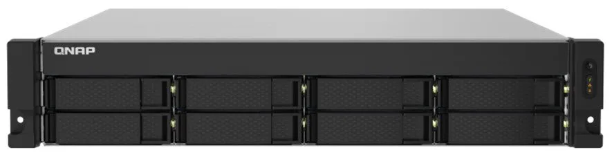 8-Bay AL324 quad-core 1.7 GHz rackmount NAS with 250W redundant PSU QNAP