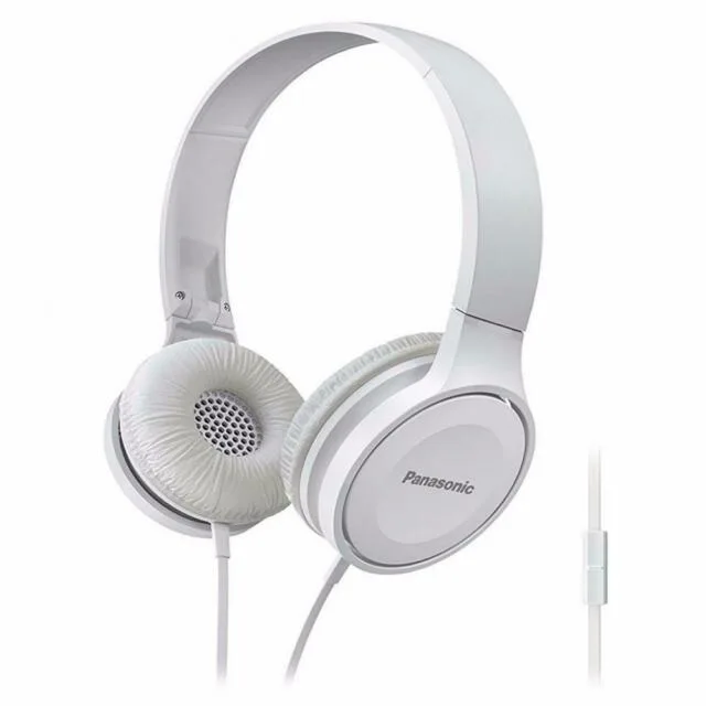 Panasonic Ear Headphones with Mic Plus Controller-White