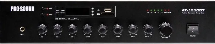 PROSOUND 120W Amplifier with USB+BLUETOOTH+2 ZONE