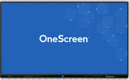 OneScreen 86" 4K UHD Touch Screen with Android 8, 3GB RAM & 32GB Storage.